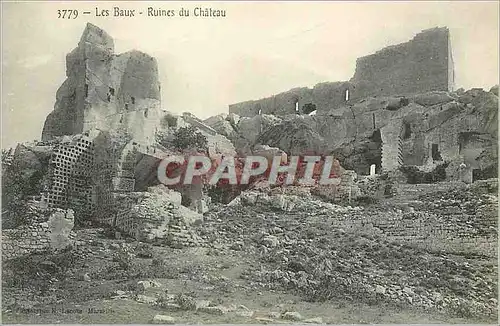 Cartes postales Les Baux Ruines du Chateau