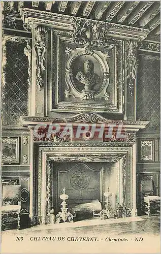 Cartes postales Chateau de Cheverny Cheminee