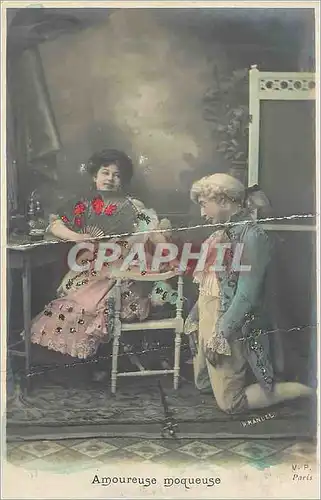 Cartes postales Amoureuse Moqueuse