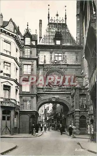 Moderne Karte Rouen (Seine Maritime) Le Gros Horloge