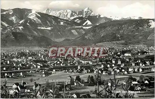 Moderne Karte Villach mit Mangart