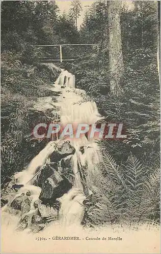 Cartes postales Gerardmer Cascade de Merelle