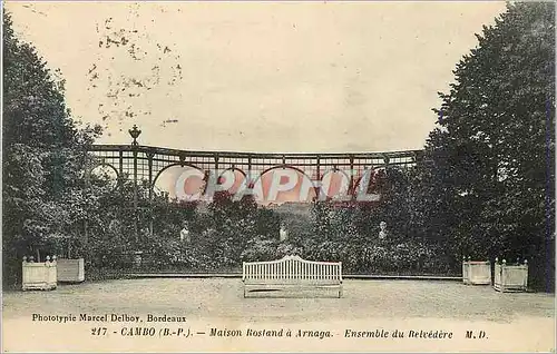 Cartes postales Cambo (B P) Maison Rostand a Arnaga Ensemble du Belvedere