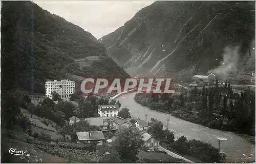 Moderne Karte La Lechere les Bains (Savoie) Vue Generale