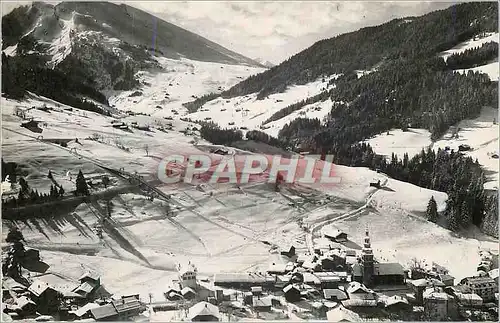 Cartes postales moderne La Clusaz (Hte Savoie) Sports d'Hiver 1030 m Champs de Ski et l'Etale