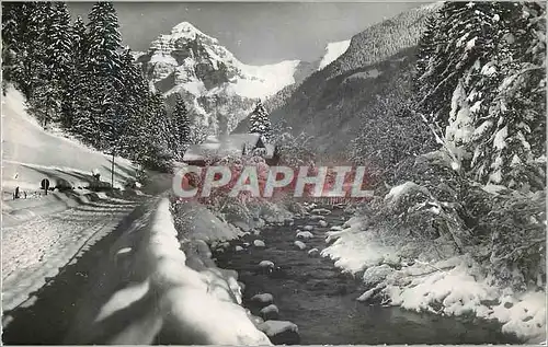 Cartes postales moderne Sixt (Haute Savoie) La Giffre La Route du Fer a Cheval et le Tenneverge