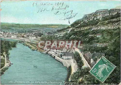 Cartes postales Besancon La Citadelle Faubourg