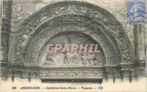 Cartes postales Angouleme Cathedrale Saint Pierre Voussure