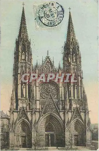 Cartes postales Rouen La cathedrale