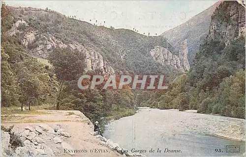 Cartes postales Environs d'Evian Les Gorges de la Dranse
