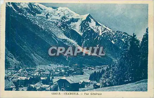 Cartes postales Chamonix Vue Generale
