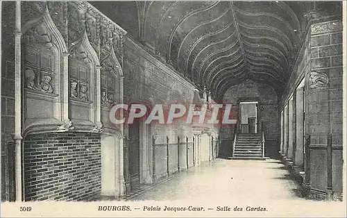 Ansichtskarte AK Bourges Palais Jacques Coeur Salle des Gardes