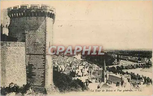 Cartes postales Chinon La Tour de Boissy et Vue Generale