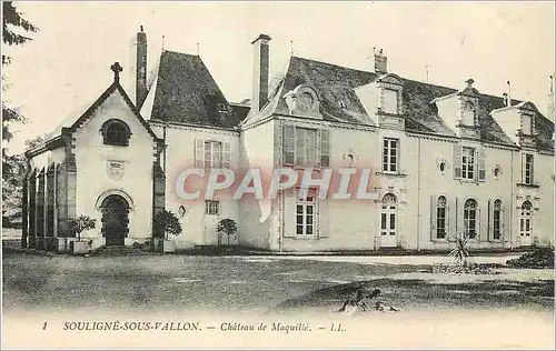 Cartes postales Souligne sous Vallon Chateau de Maquille
