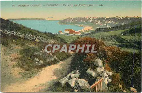 Cartes postales Perros Guirec Tribuic Vallee de Trestraou