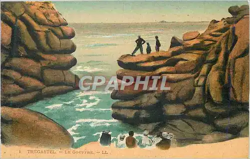Cartes postales Tregastel Le Gouffre