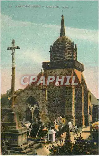 Cartes postales Perros Guirec L'Eglise