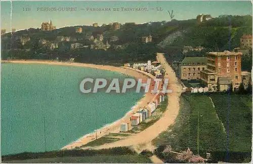 Cartes postales Perros Guirec Panorama de Trestraou