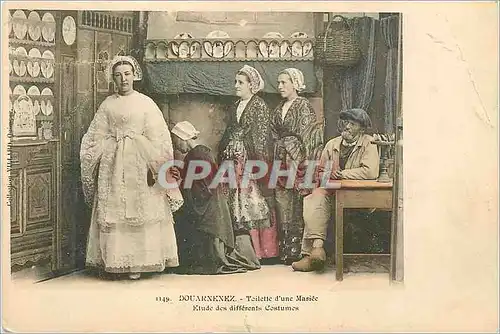 Cartes postales Douarnenez Toilette d'une Maree Folklore