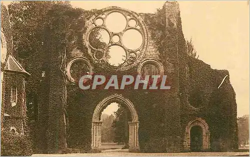 Cartes postales Abbaye de Vaux de Cernay La Facade de l'Eglise