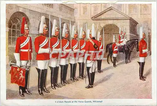 Cartes postales O'Clock Parade at the Horse Guards Whitchall Militaria