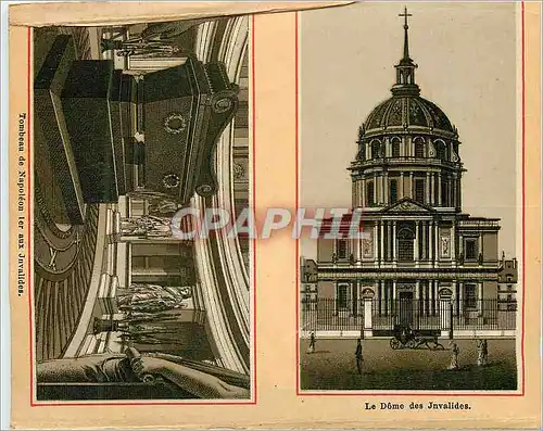 Cartes postales Le Dome des Invalides et Tombeau de Napoleon Ier aux Invalides