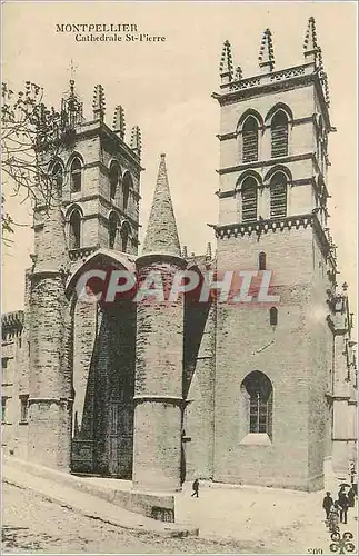 Ansichtskarte AK Montpellier Cathedrale St Pierre