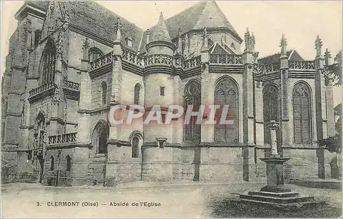 Cartes postales Clermont (Oise) Abside de l'Eglise