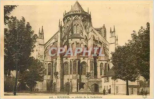 Cartes postales Bourges Abside de la Cathedrale