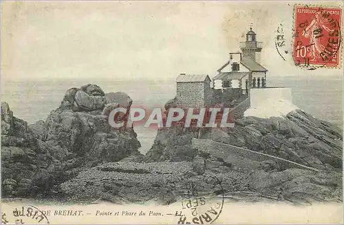 Cartes postales Ile de Brehat Pointe et Phare du Paon