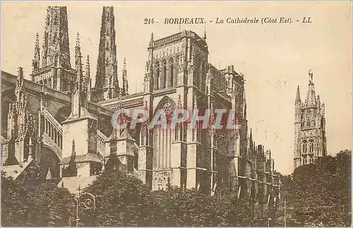 Cartes postales Bordeaux La Cathedrale (Cote Est)