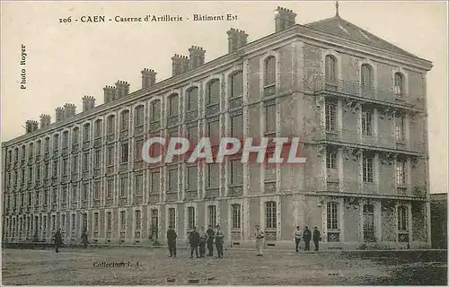 Cartes postales Caen Caserne d'Artillerie Batiment Est Militaria