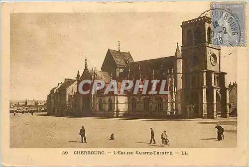 Ansichtskarte AK Cherbourg L'Eglise Sainte Trinite