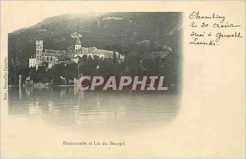 Cartes postales Hautecombe et le Lac du Bourget (carte 1900)