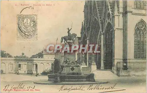 Cartes postales Nancy Statue de Rene II