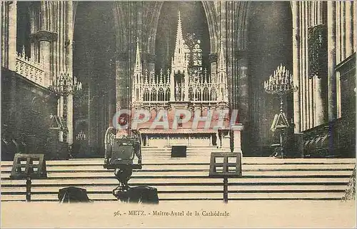 Ansichtskarte AK Metz Maitre Autel de la Cathedrale