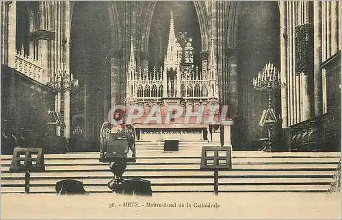 Cartes postales Metz Maitre Autel de la Cathedrale