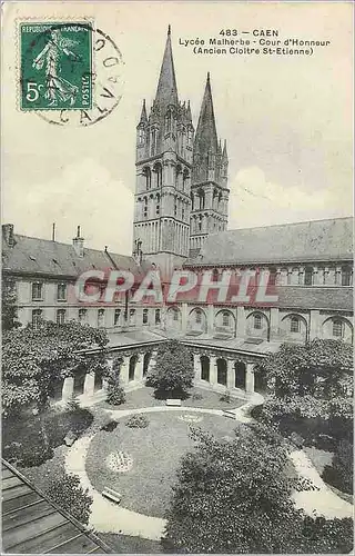 Cartes postales Caen Lycee Malherbe Cour d'Honneur (Ancien Cloitre St Eteinne)
