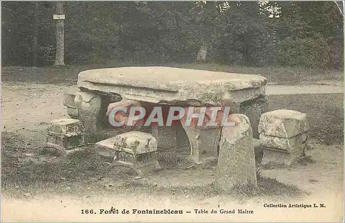 Ansichtskarte AK Foret de Fontainebleau Table du Grand Maitre