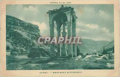 Cartes postales Annot Monument Historique