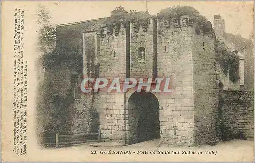 Cartes postales Guerande Porte de Saille (au Sud de la Ville)