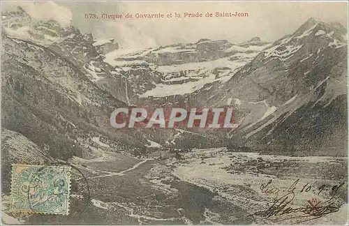 Cartes postales Cirque de Gavarnie et la Prade de Saint Jean