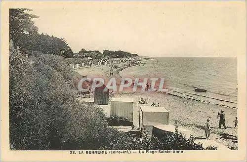 Ansichtskarte AK La Bernerie (Loire Inf) La Plage Sainte Anne