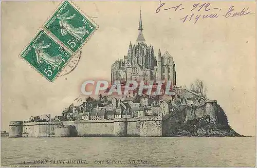 Cartes postales Mont Saint Michel Cote de l'Est