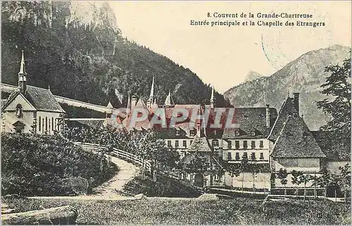 Ansichtskarte AK Couvent de la Grande Chartreuse Entree principale et la Chapelle des Etrangers
