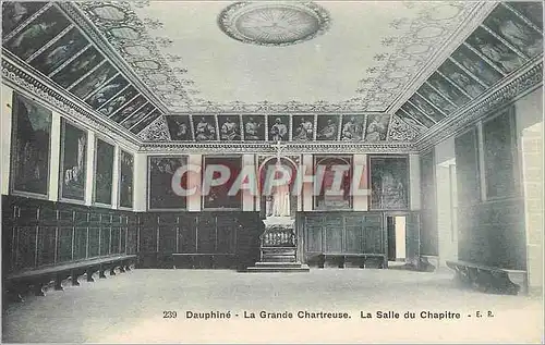 Ansichtskarte AK Dauphine La Grande Chartreuse La Salle du Chapitre