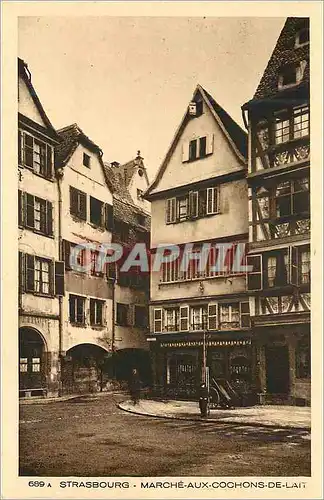 Cartes postales Strasbourg Marche aux Cochons de Lait