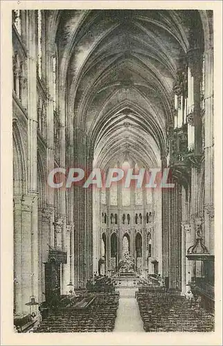 Ansichtskarte AK Cathedrale de Chartres Nef