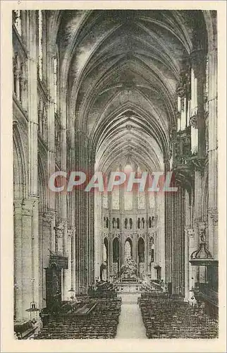 Cartes postales Cathedrale de Chartres Nef