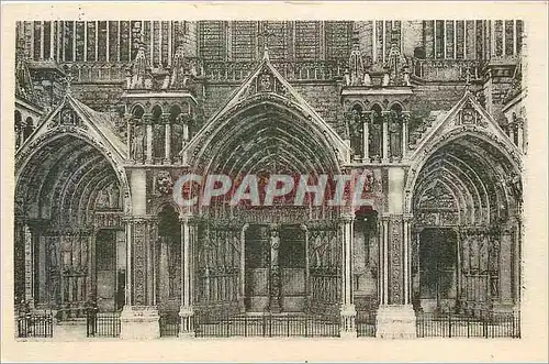 Cartes postales Cathedrale de Chartres Portail Sud XIIIe Siecle